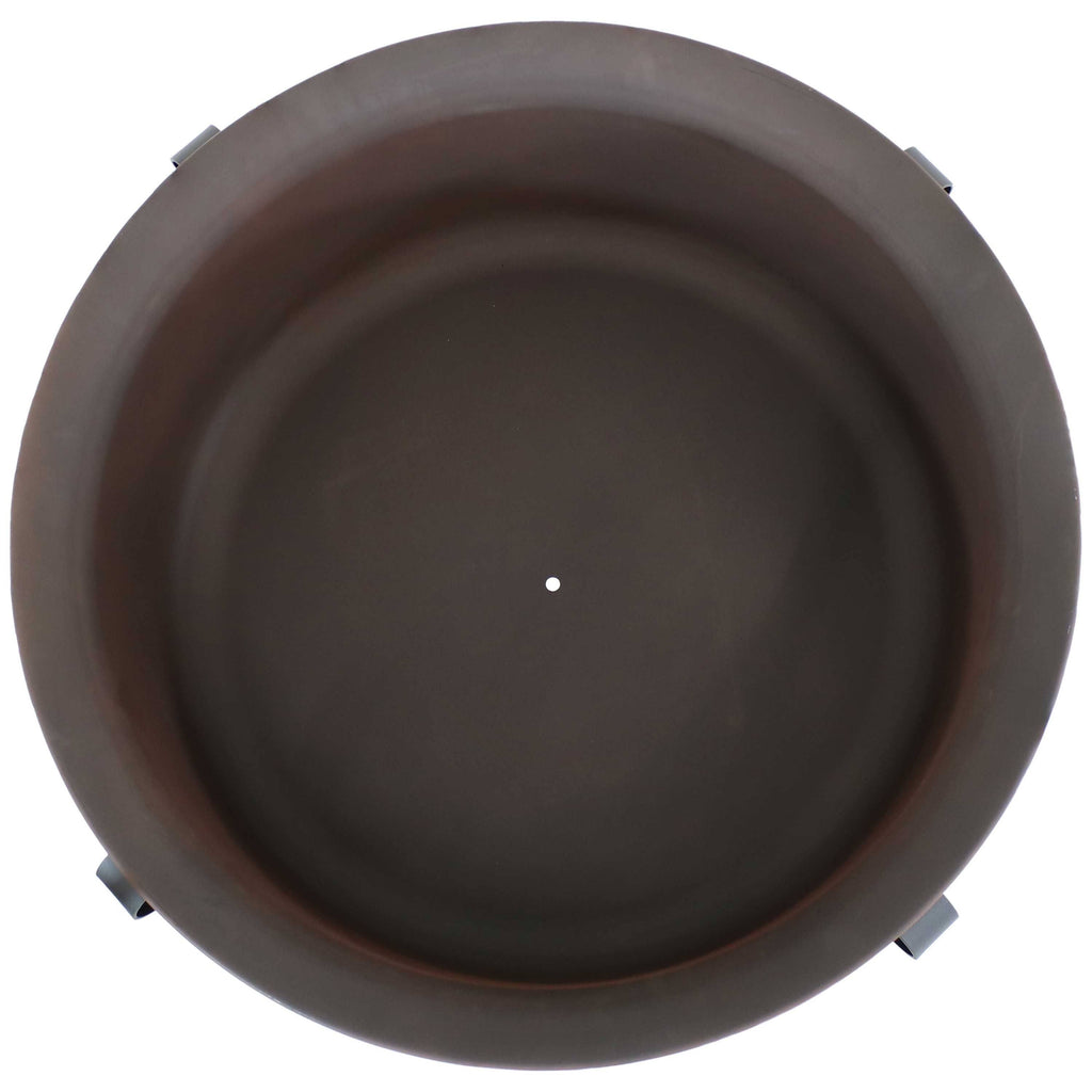 Bronze Steel Fire Pit with Spark Screen - 29-inch M404