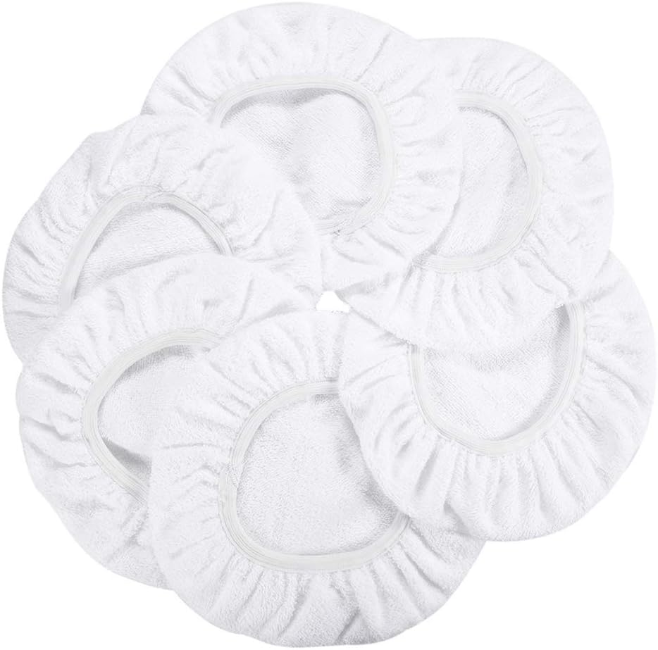 Cotton Polishing Bonnet Buffing Pad Cover for 5 to 6 Car Polisher Pack of 6Pcs Z853