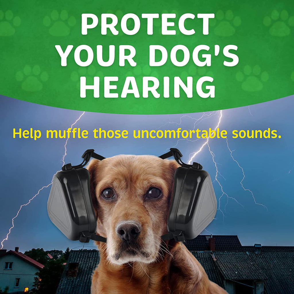 [2 Pack] Dog Ear Muffs for Hearing Protection Q746041