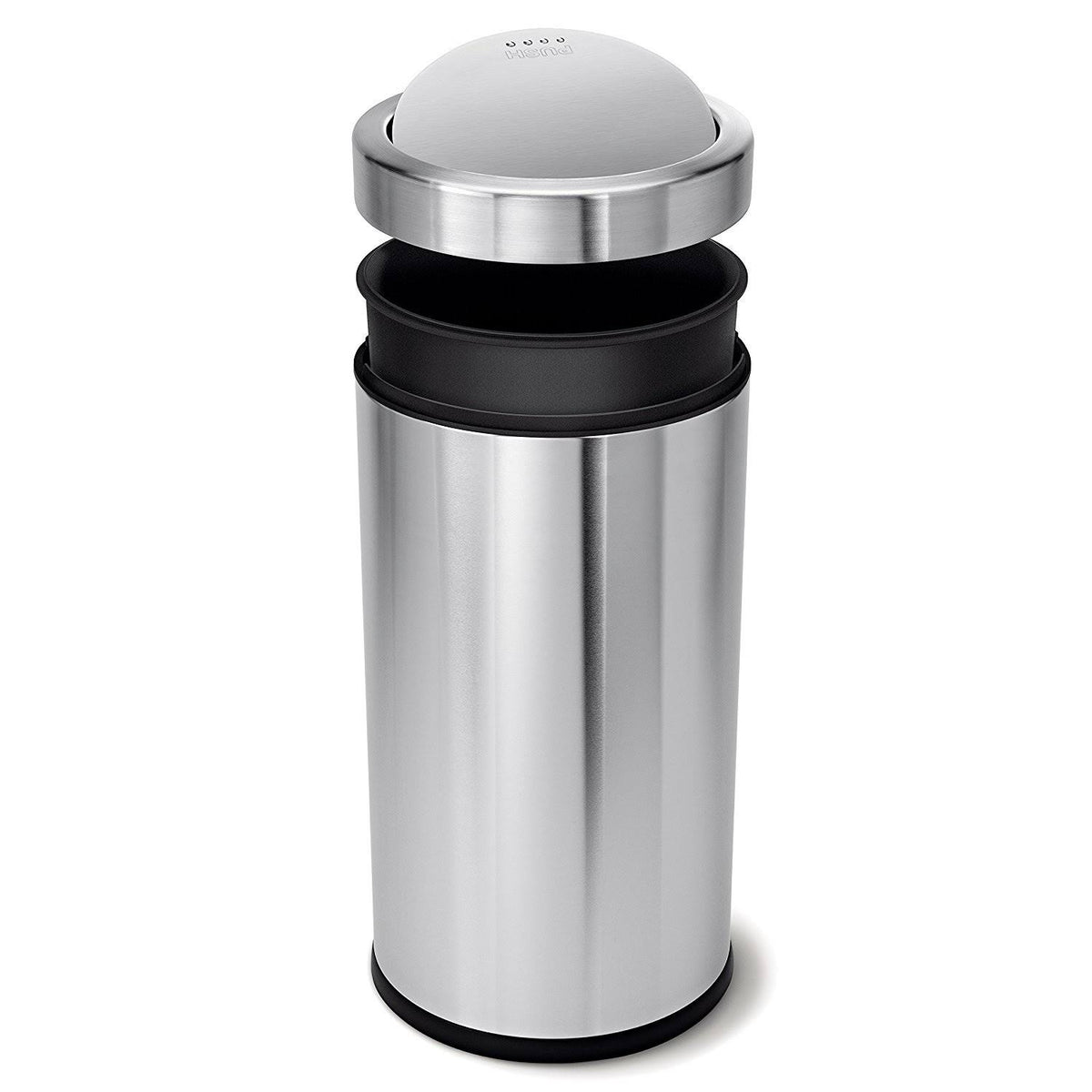 Brushed Stainless Steel Swing Top Bin G50371