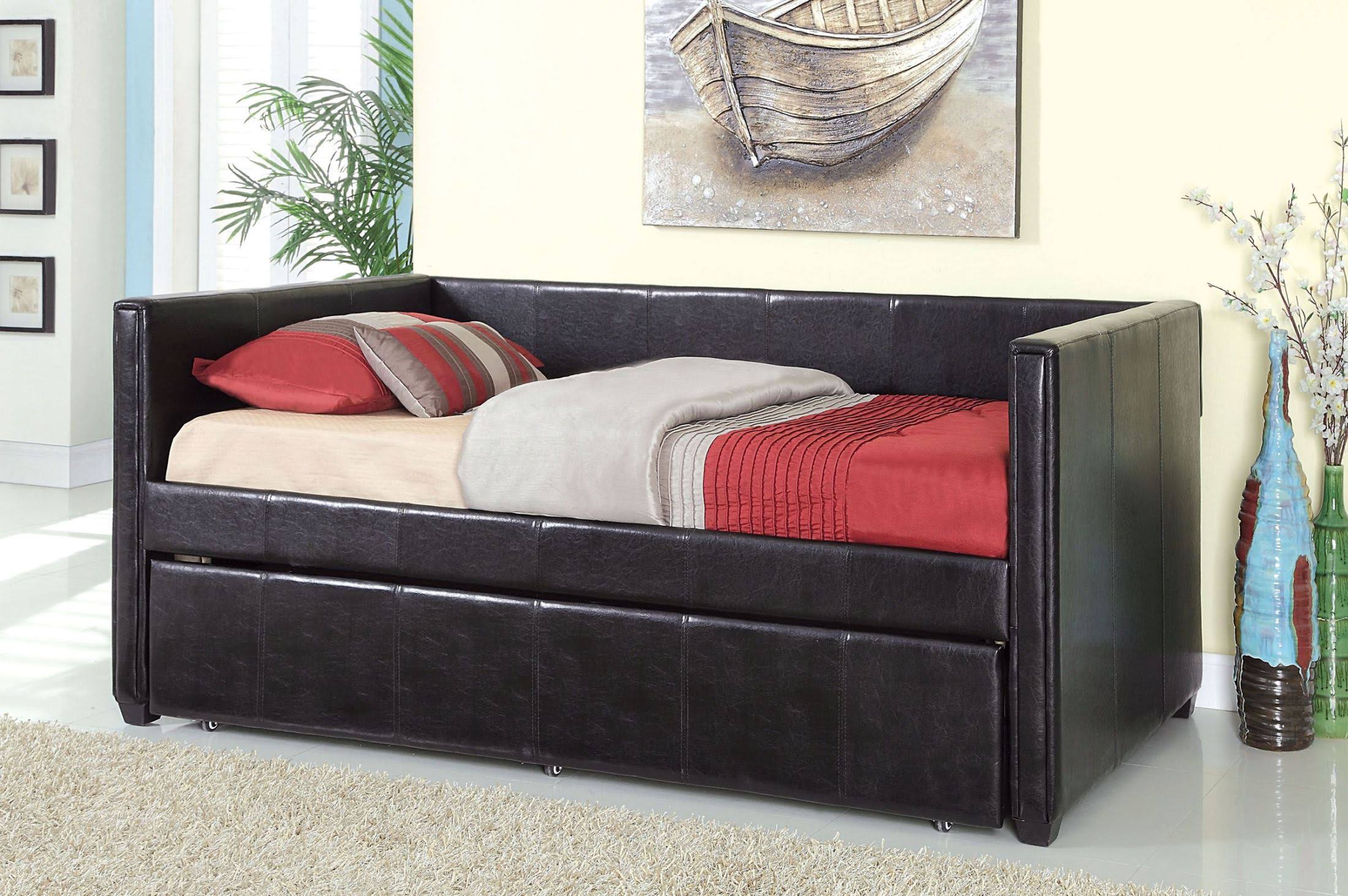 Black Trundle Daybed U642229