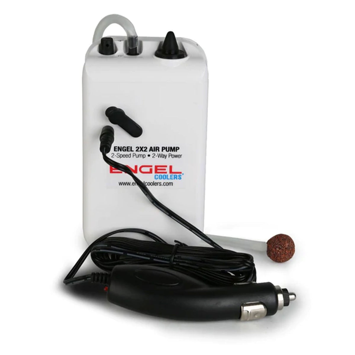 Portable Live Bait 2 Speed Aerator Pump with 12V Adapter E76737
