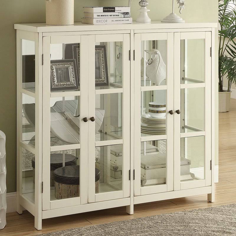 White Accent Display Cabinet T663886