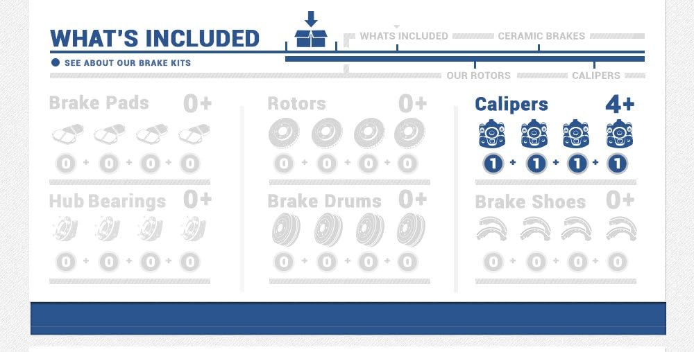Semi-Loaded Caliper Assembly Set Kit P143386