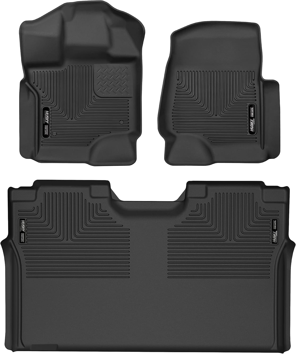 Black Front & 2nd Seat Floor Liners 3 Pcs B705