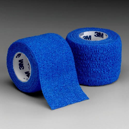 3x22 x 5 yd. Blue Self-Adherent Wrap (Pack of 24) V58221