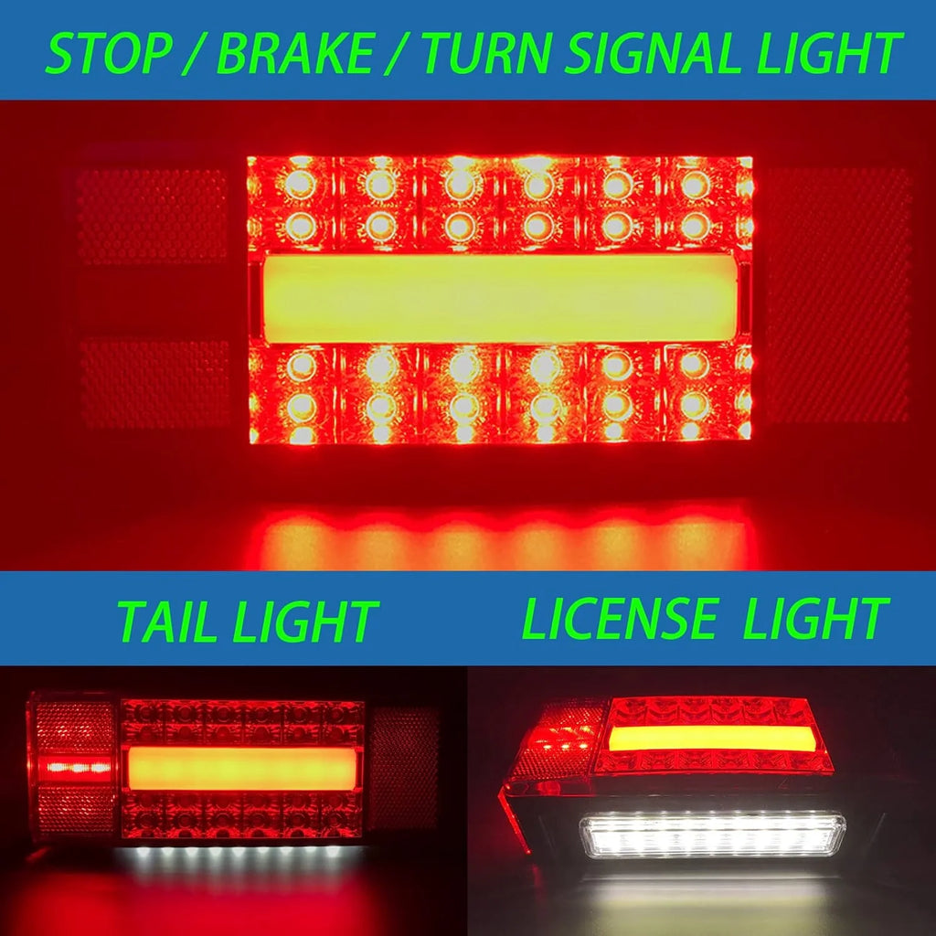 IP68 Waterproof Submersible LED Trailer Lights Kit X3136