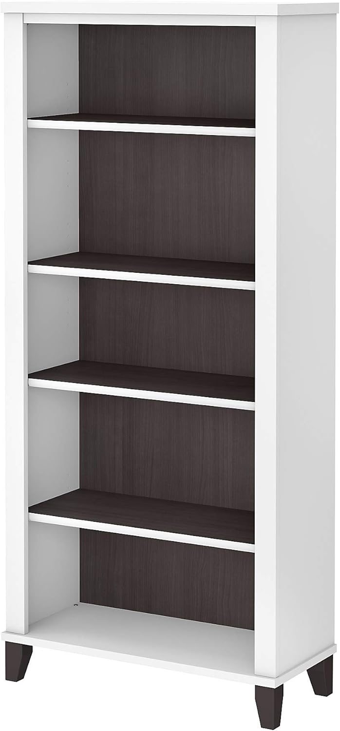 Ash Gray 5 Shelf Bookcase B72930