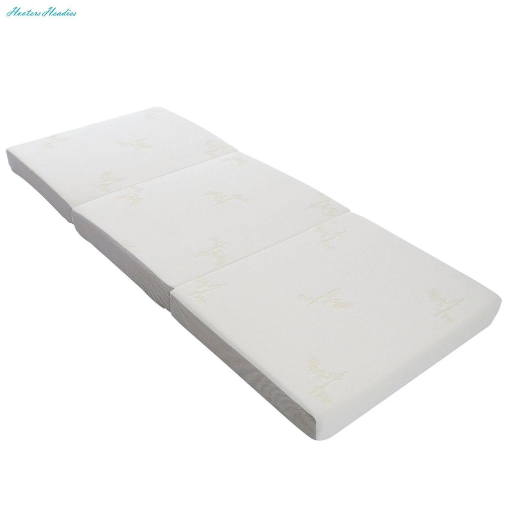 Tri Folding Mattress with Ultra Soft Removable Cover and Non-Slip Bottom N544966