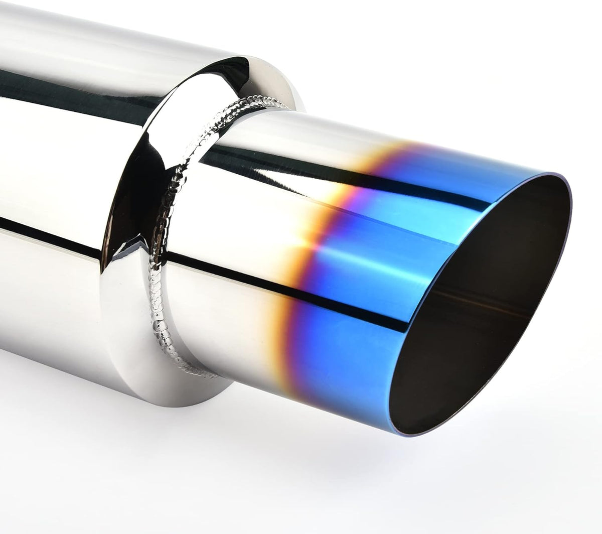 Stainless Steel Exhaust Tip, 15" Length, 2.25'' Inlet 3'' Outlet, Pack of 2 P858