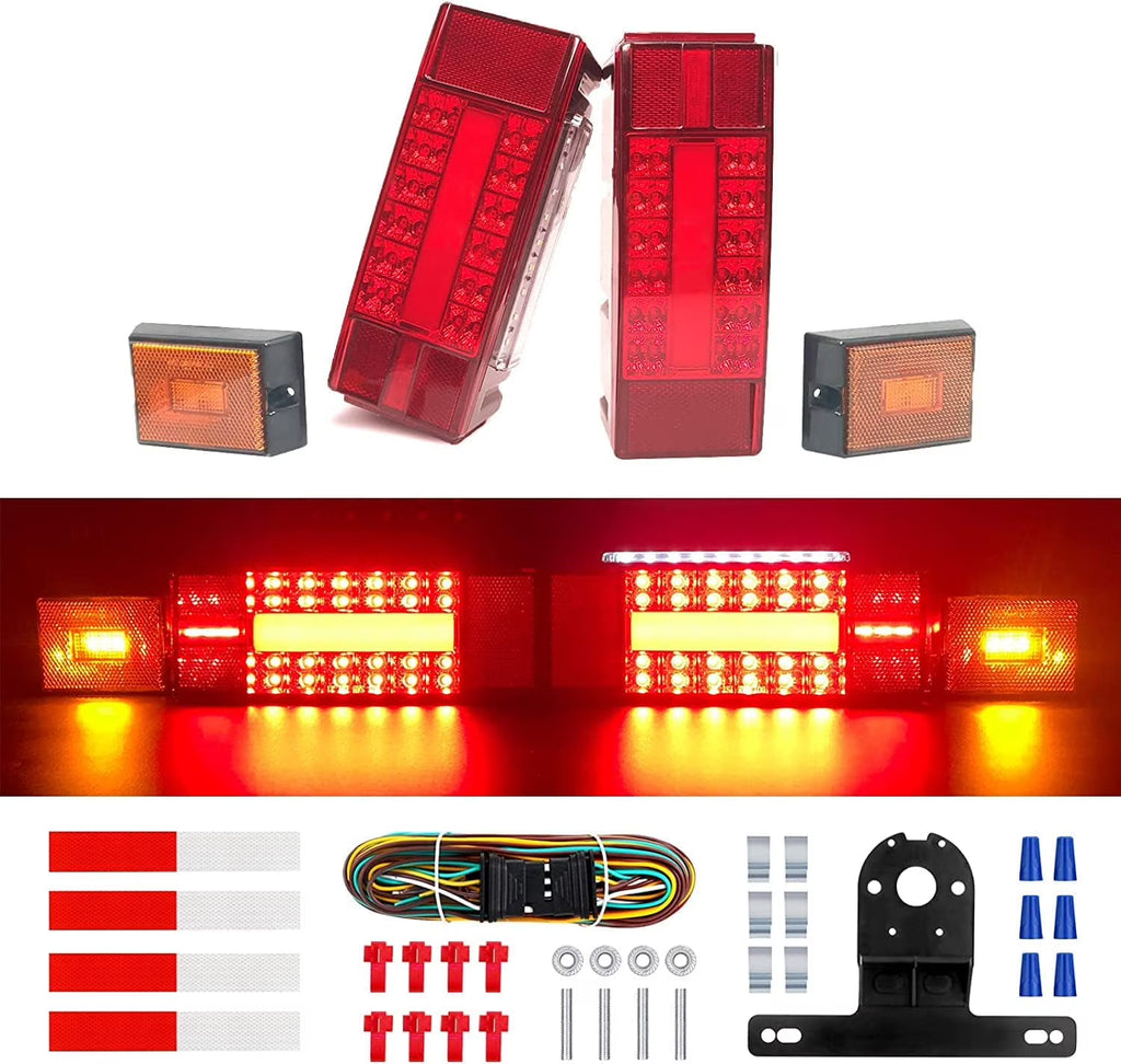IP68 Waterproof Submersible LED Trailer Lights Kit X3136