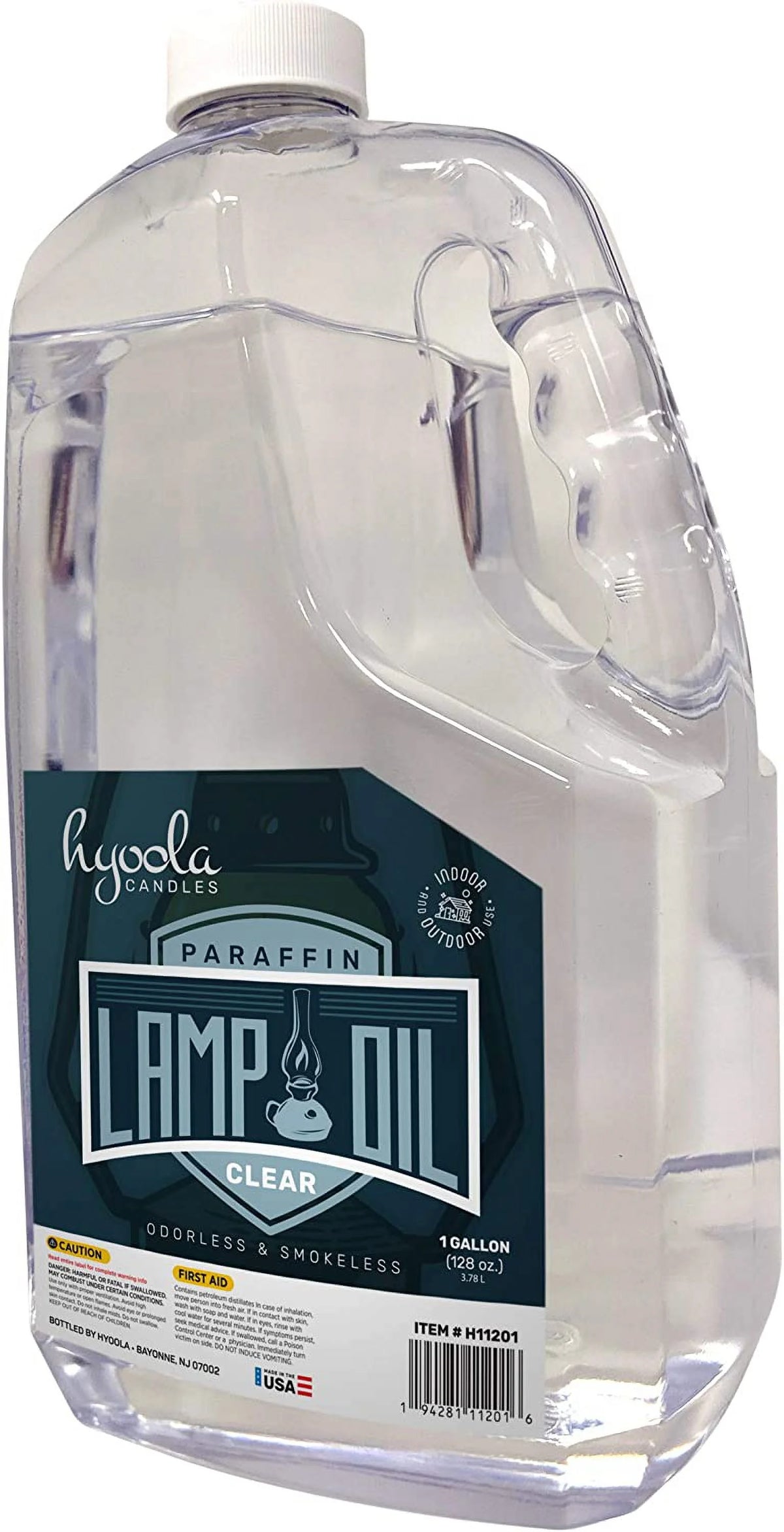 Clean Smokeless Liquid Paraffin Lamp Oil, Clear, 1 Gallon F889944