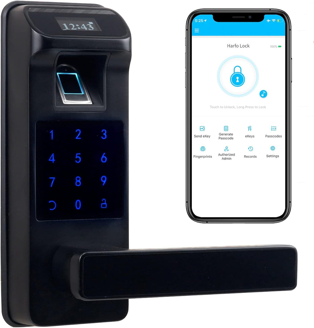 Sliver Electronic Digital Door Lock with Touchscreen Keypad Z54281