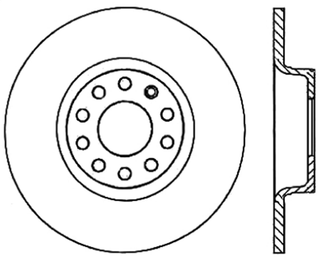 Slotted & Drilled Sport Brake Rotor K672
