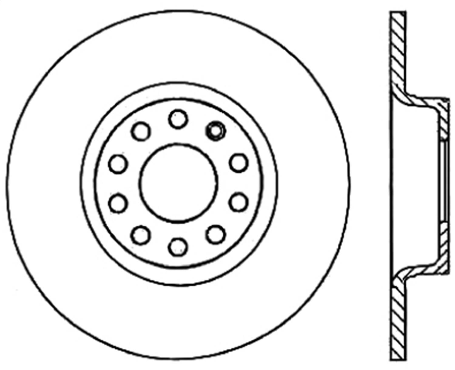 Slotted & Drilled Sport Brake Rotor K672