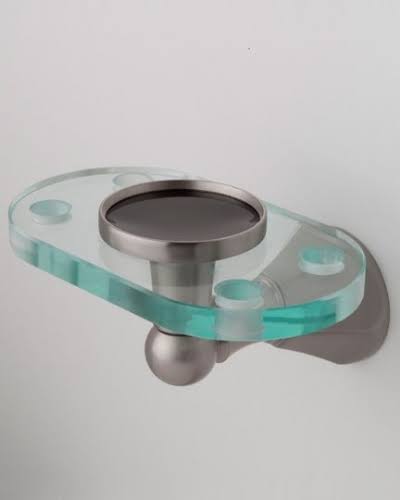 Polished Chrome Toothbrush and Tumbler Holder T224660