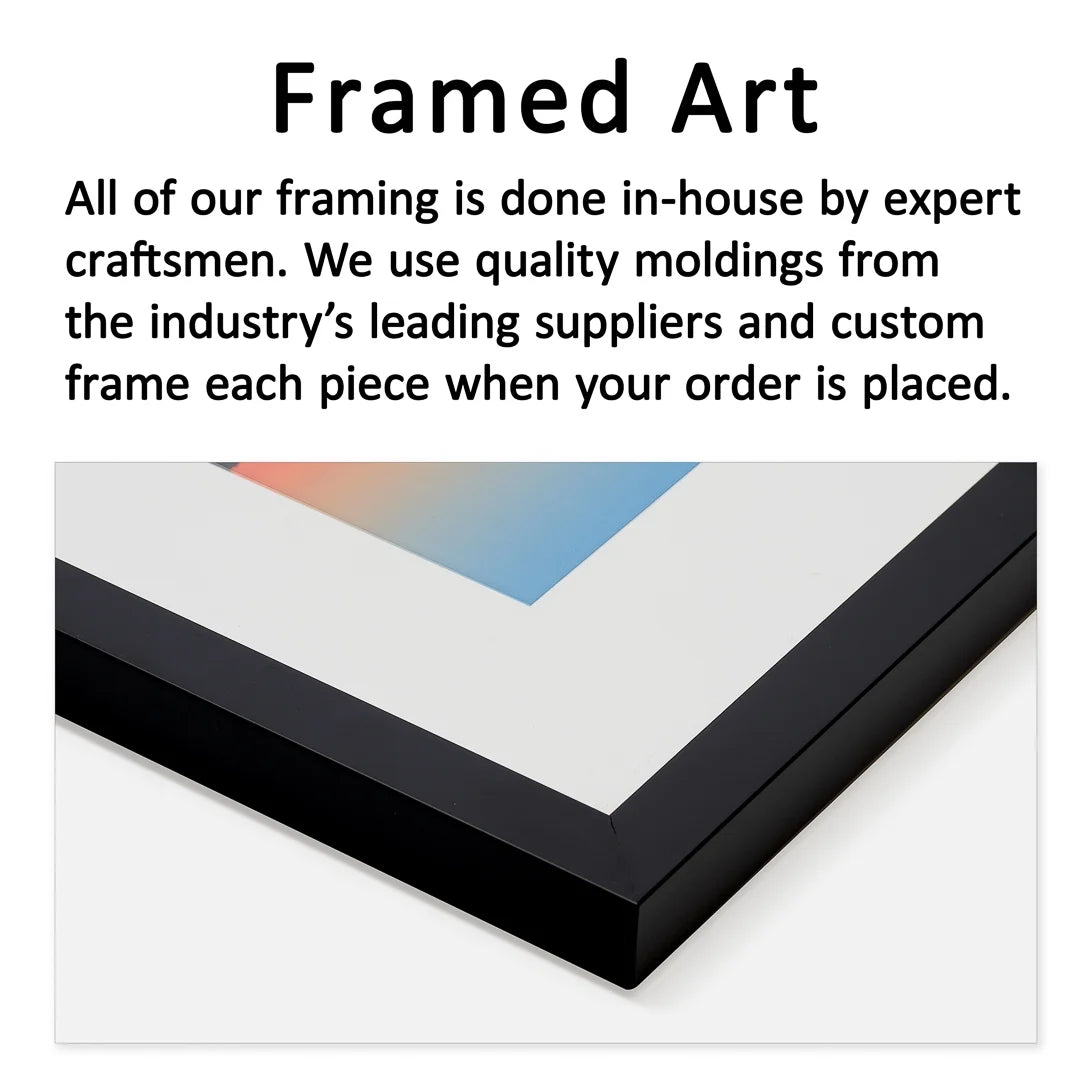 Historic Framed Print, 17-7/8" x 21-7/8" L166