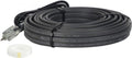 Self-Regulating Pipe Heat Cable with Glass Tape, 18ft, 120V, 6ft Cord & Lighted Plug Y38229