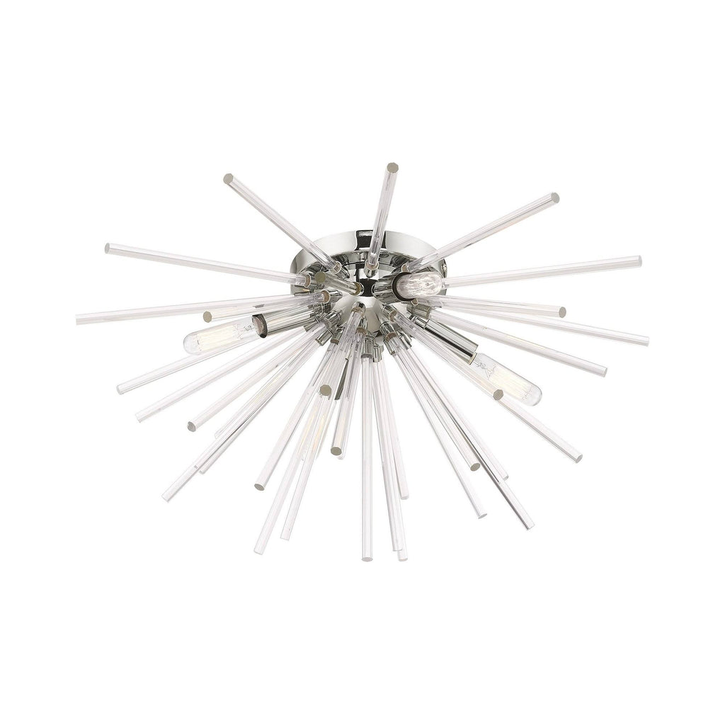 4 Light Satin Brass Ceiling Mount G720