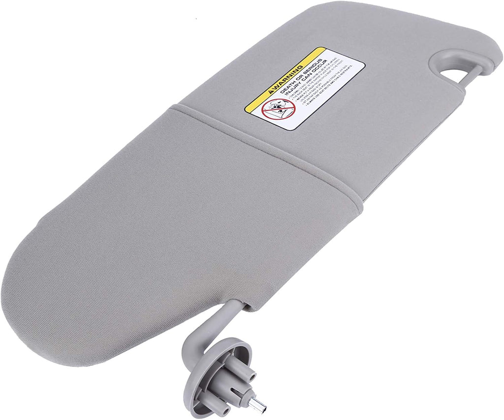 Left Driver Side Sun Visor Gray Pack of 2 H7609