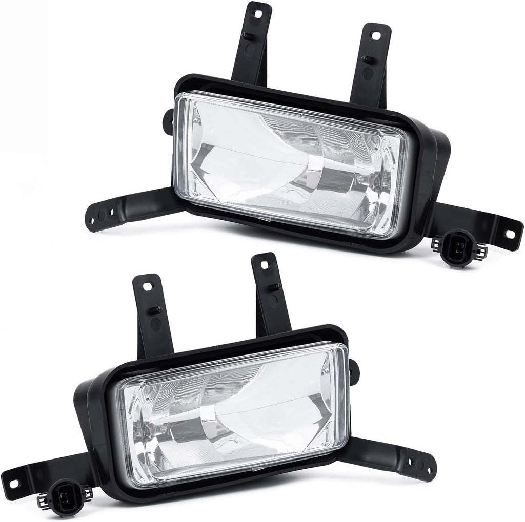 Pair Clear Fog Lights with H3 12V 20W Bulbs Q32529