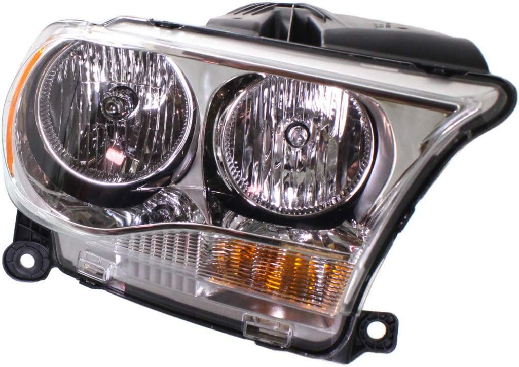 Dodge Durango Headlight 2011 2012 2013 Passenger Side with Bulbs F13182