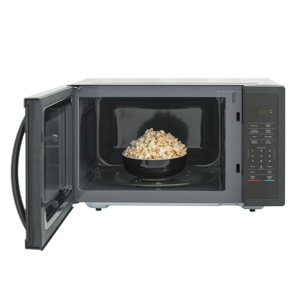 1.6 Cu. ft. Countertop Microwave in Black with Gray Cavity X20551