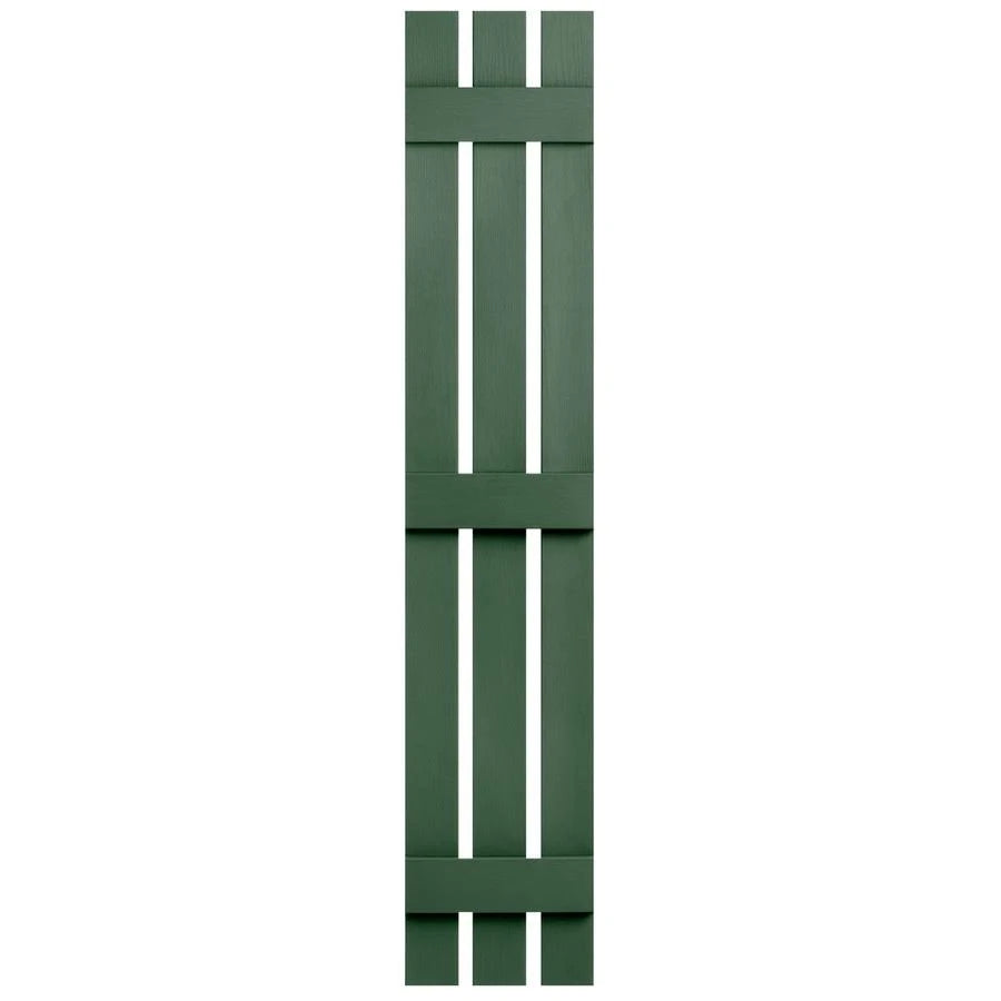 Green Vinyl Exterior Shutters S65559