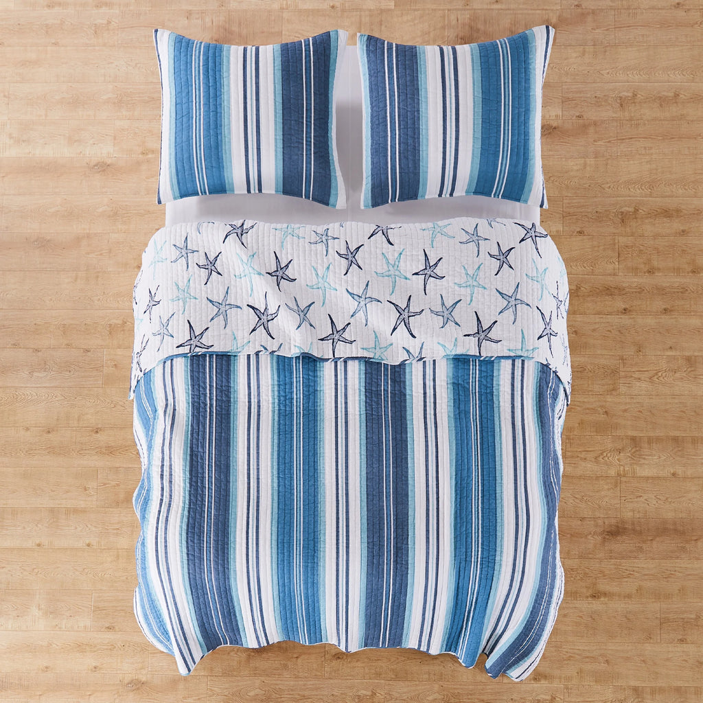 King Cotton Quilt Set with 2 Pillow Shams O555186