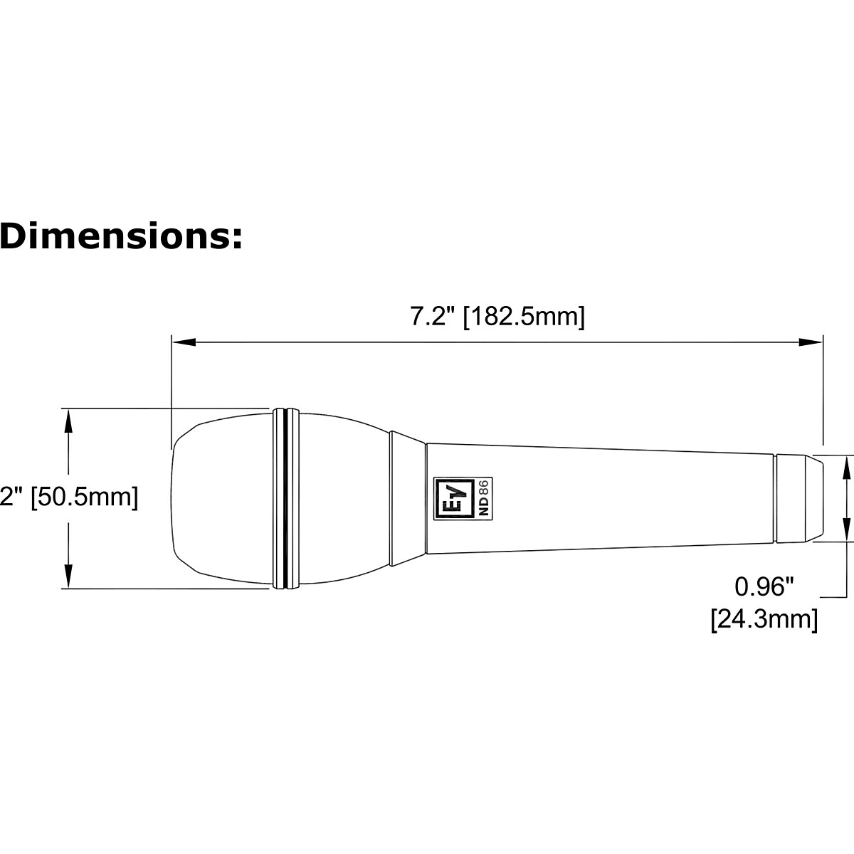 Supercardioid Dynamic Vocal Microphone M747358