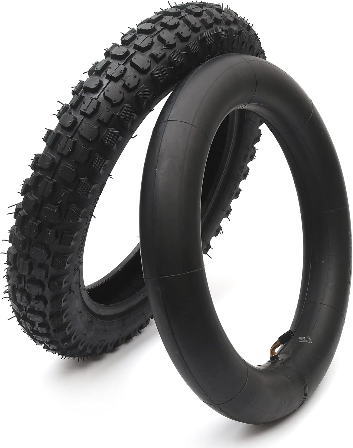 3.00-12 Knobby Motocross Bike Tire and Tube Set with TR87 Valve Stem S400011