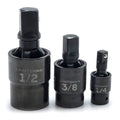 3PC Pinless Impact Universal Joint Adapter Set L926203