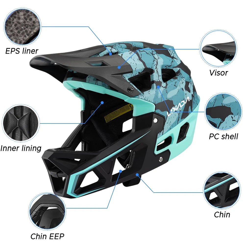 Adult Mountain Bike Helmet with Visor, 31 Vents Z374840