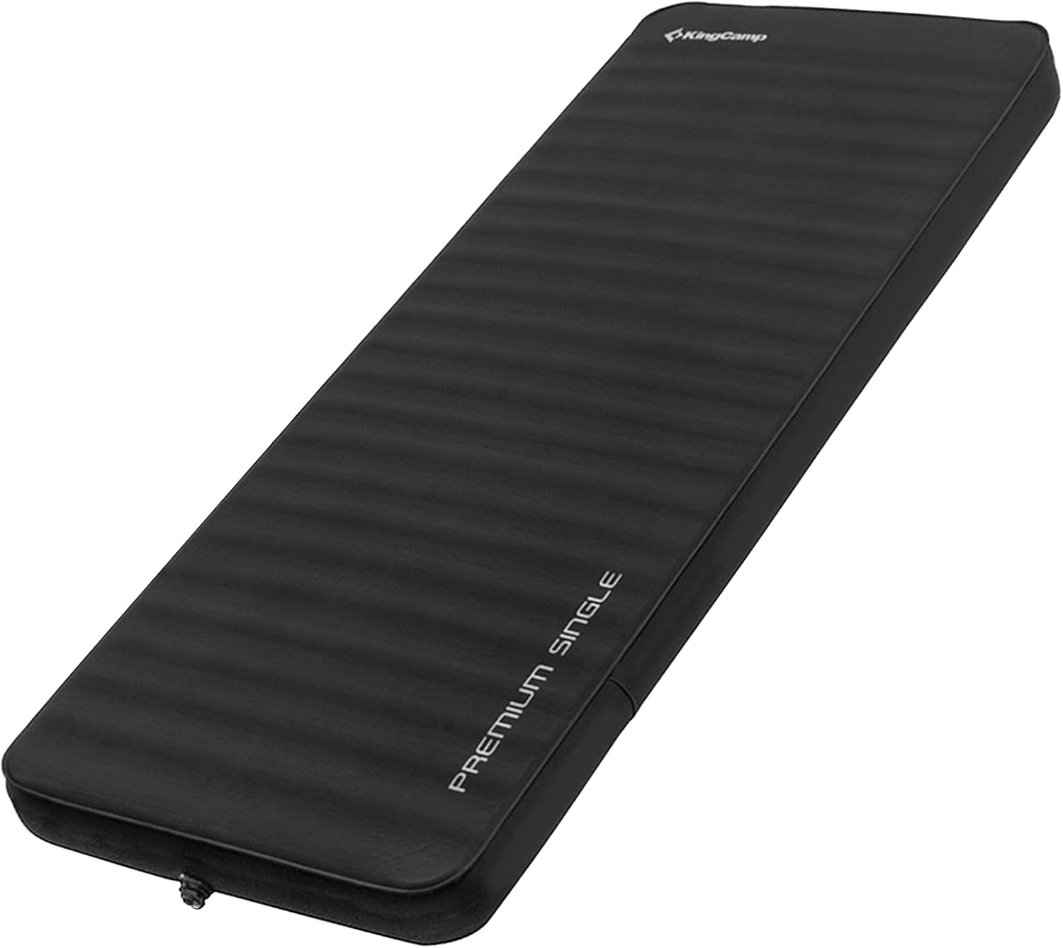 Self-Inflating Camping Sleeping Pad with 3D Sides, Black & Gray P15174