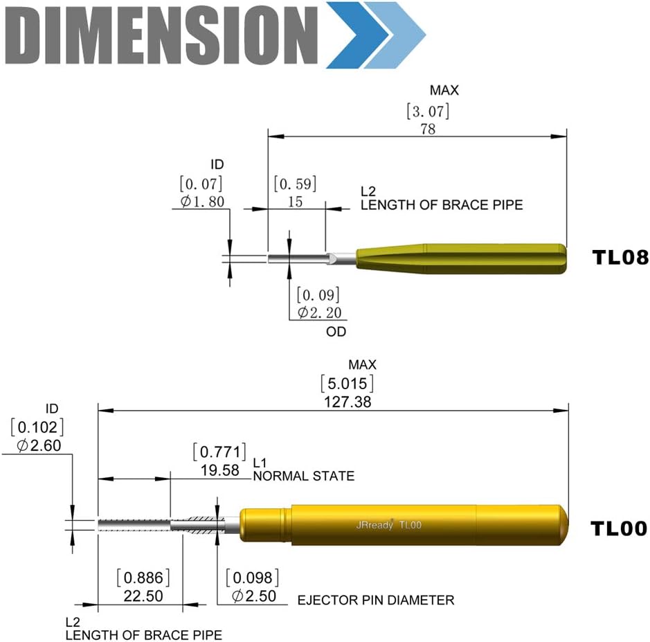 Heavy Duty Connectors Crimp Contact Removal Tool Kit Z225