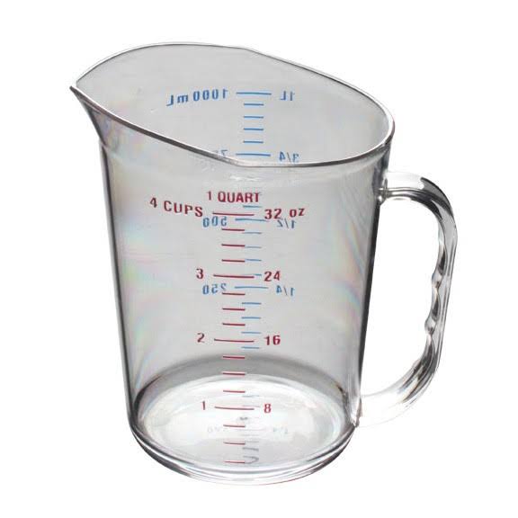 Clear Polycarbonate Measuring Cup, Pack of 24 A230574