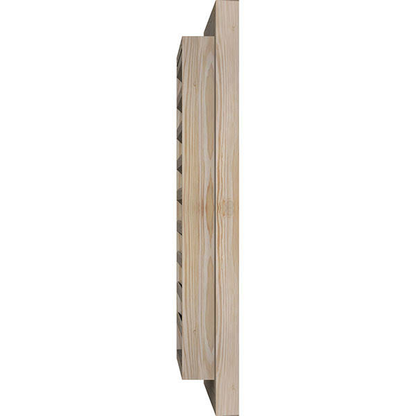 Unfinished Pine Gable Vent C81725