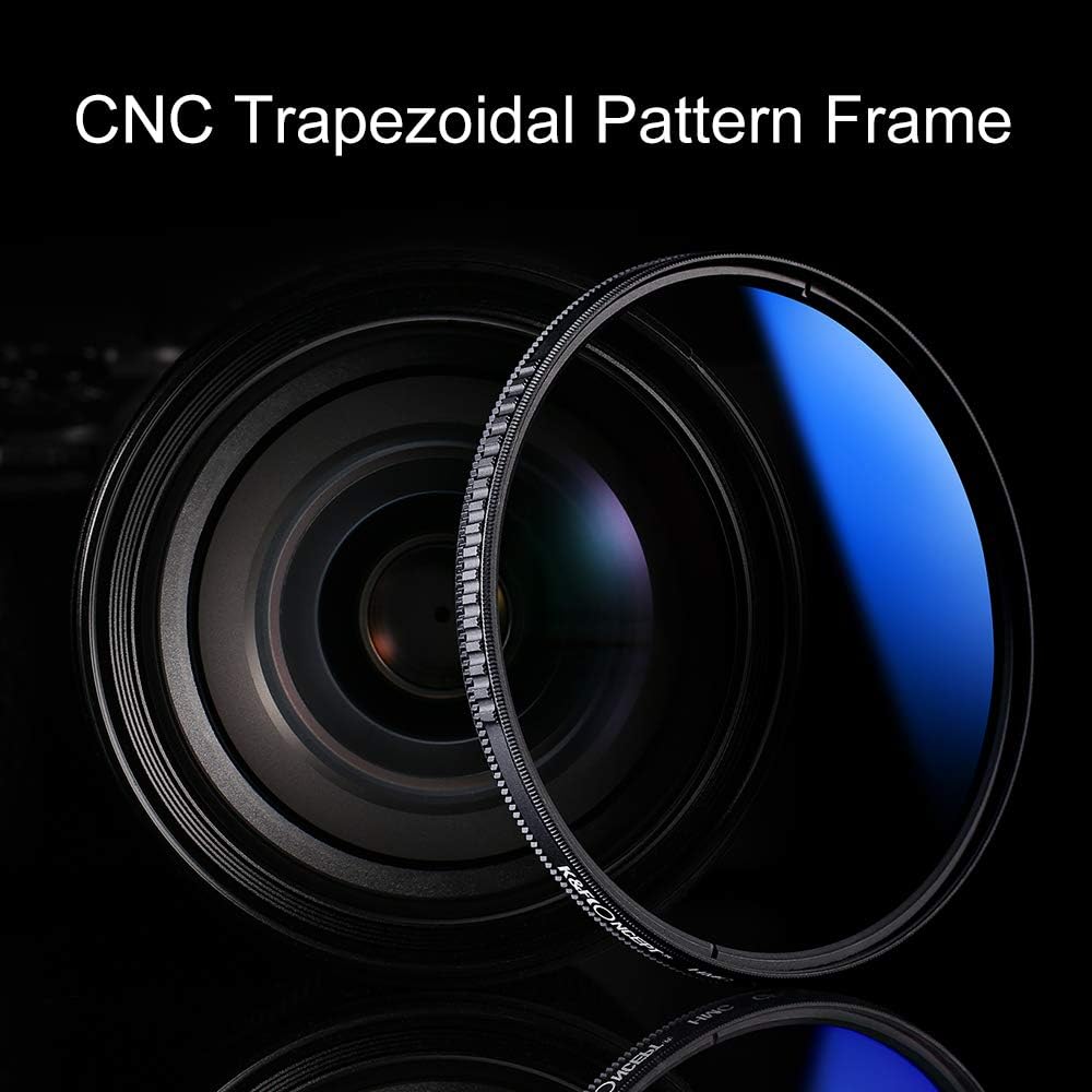 77mm Circular Polarizer Glass Filter Ultra-Slim, 18 Multi Layer Coatings, Pack of 2 Y629578