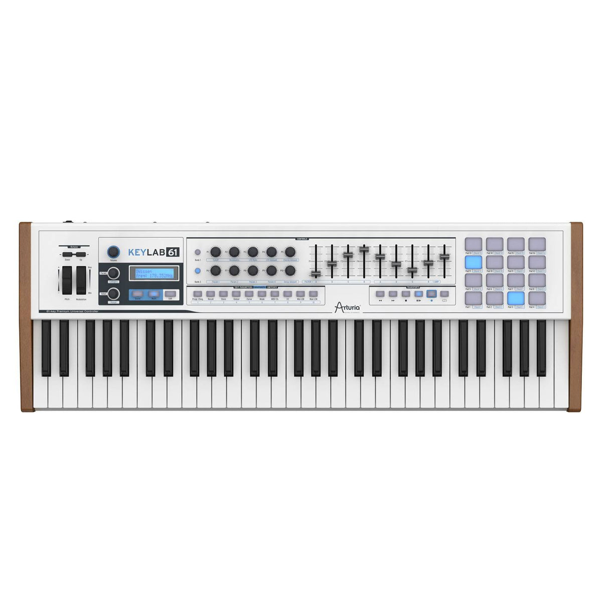 KeyLab 61 MIDI Controller with Footswitch & MIDI Cable V961