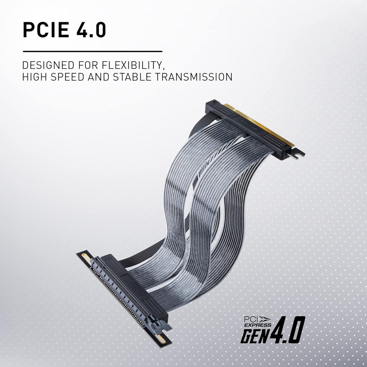 PCIE GEN 4.0 Riser Extension Cable, Right Angle (90 Degree), Pack of 2 D295941