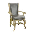 Faux Leather Gaming Chair in Gray (Set of 2) X40195