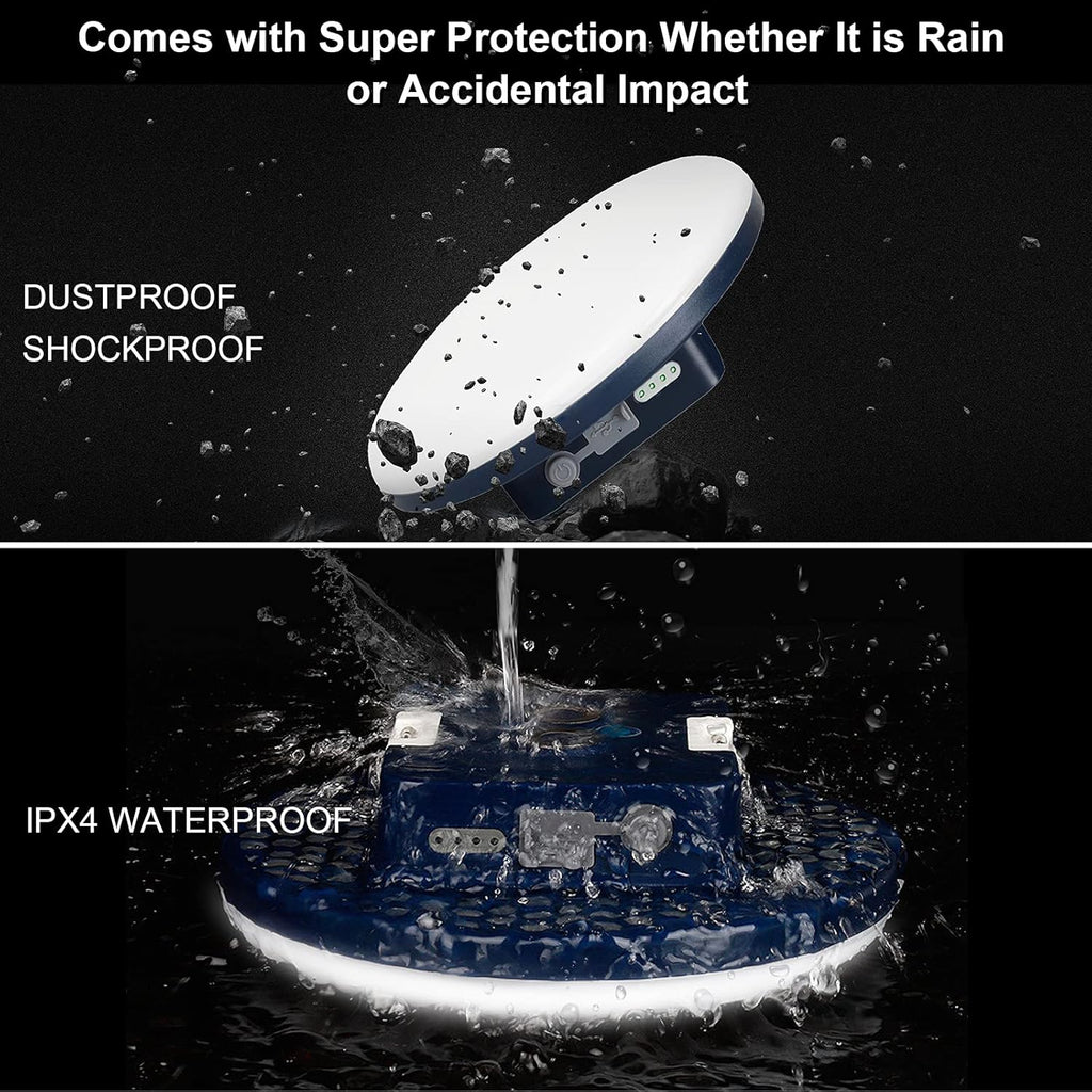 16500mAh 3000LM 60W LED Camping Lantern Rechargeable Light with Magnet Waterproof Pack of 2 E195