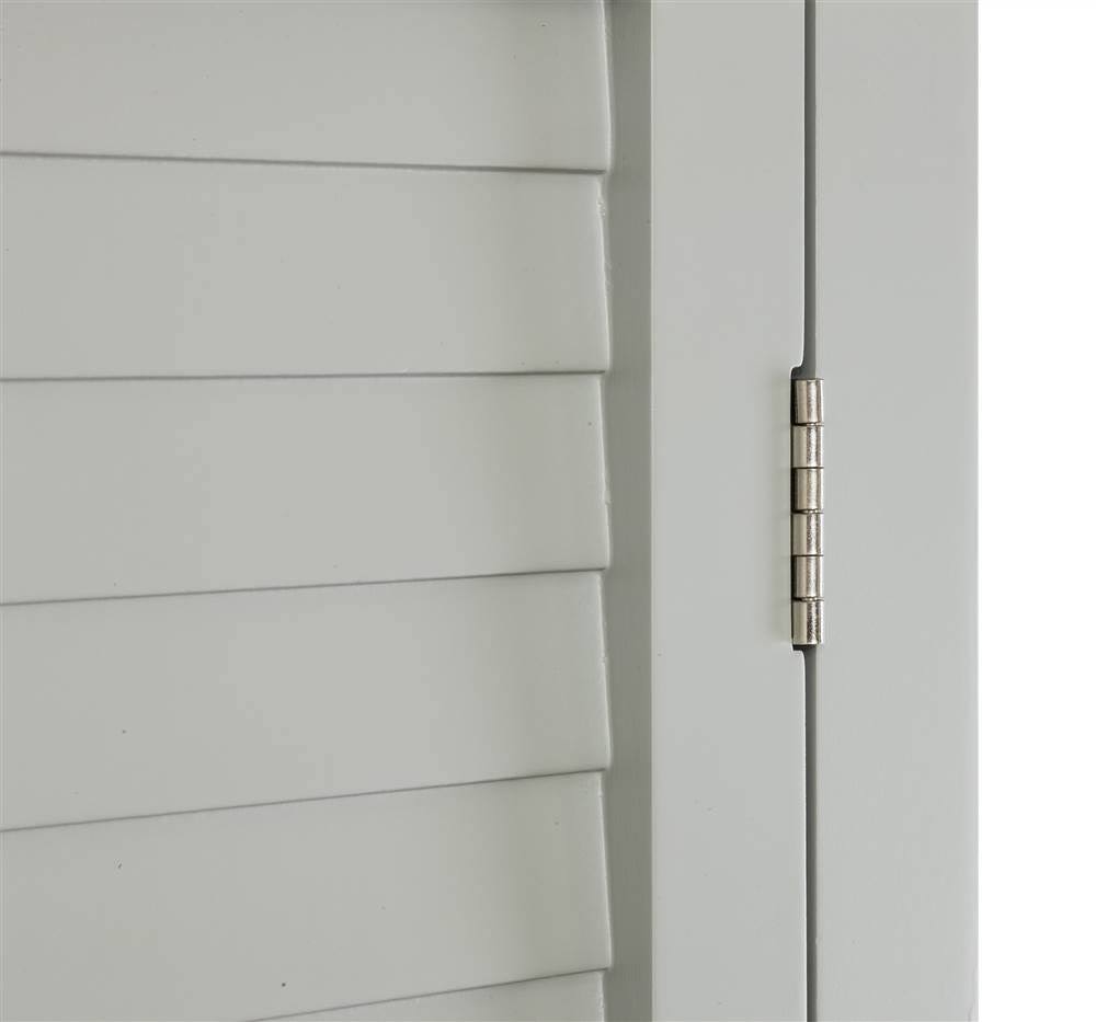 2-Door Linen Tower, Gray U15002