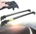Black Roof Rack Cross Bar Rail F7416