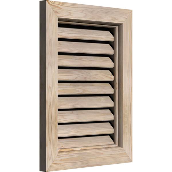 Unfinished Pine Gable Vent C81725