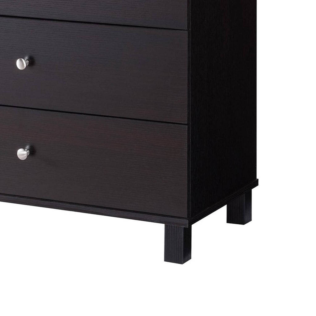 Dark Brown 5 Drawer Chest V66404