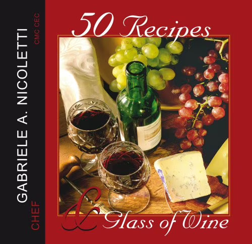 50 recipes and glass of Wine Paperback V4742
