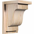 Douglas Fir Newport Smooth Corbel with Backplate A73668