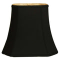 16x22 Square Cut Corner Lamp Shade Black with Gold Lining R941