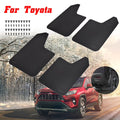 Black PP+TPO Plastic Mud Flaps for Car SUV Truck Y8223